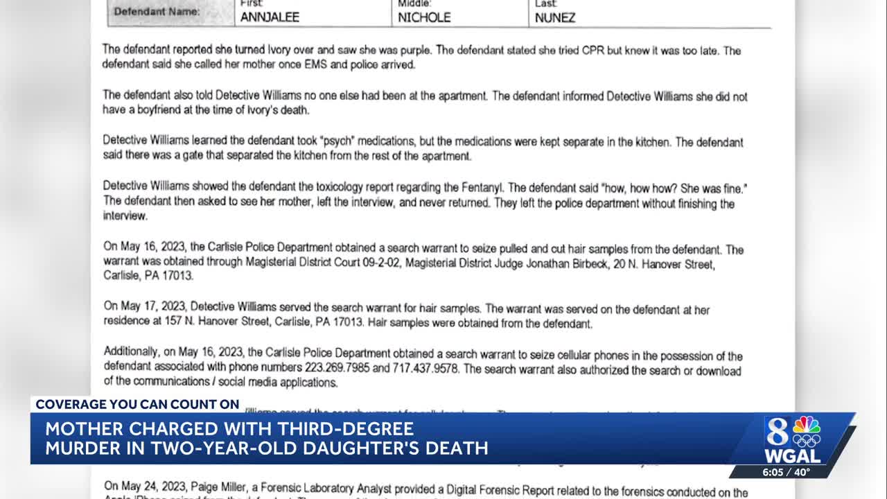 A Cumberland County woman is now charged with third-degree murder in ...