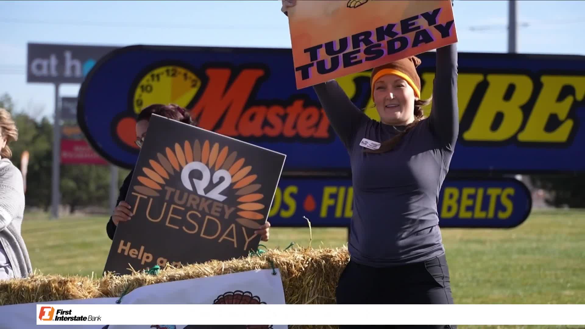 Donations pour in to Q2's Turkey Tuesday as families face food insecurity