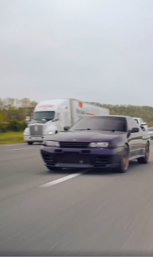 The Genius Driver with His R32 Before It Got Wrecked