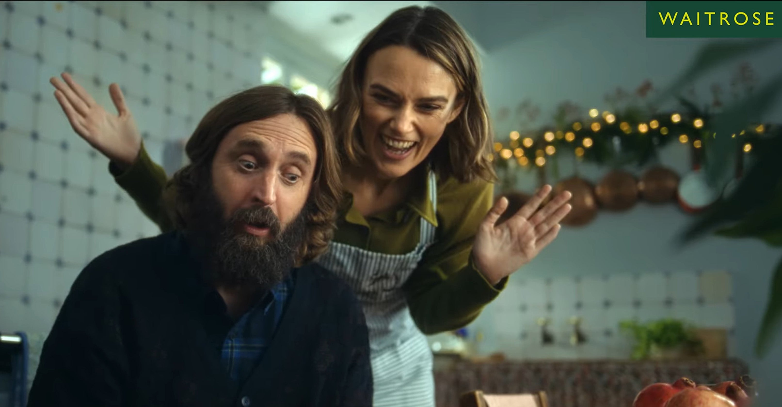Keira Knightley stars in Waitrose’s Christmas ‘mini romcom’ ad