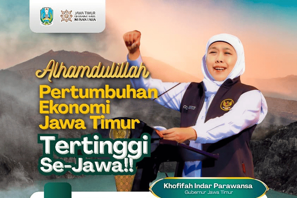 Khofifah: Ekonomi Jatim Tumbuh 1,70% di Q3/2025, Ungguli Nasional