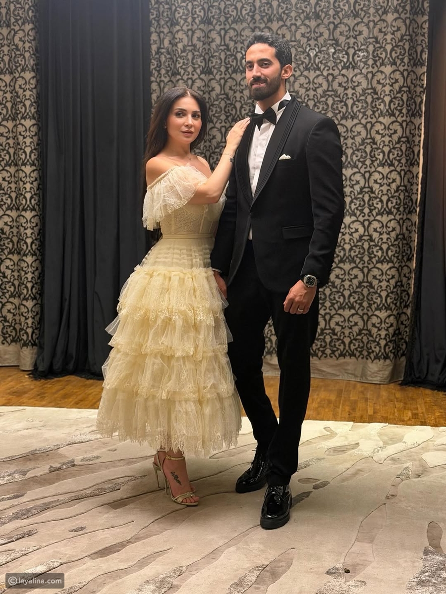 خطوبة مي عز الدين