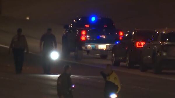 Las Vegas police seek suspect in I-11 road rage shooting that injured one