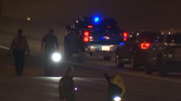 Las Vegas police seek suspect in I-11 road rage shooting that injured one