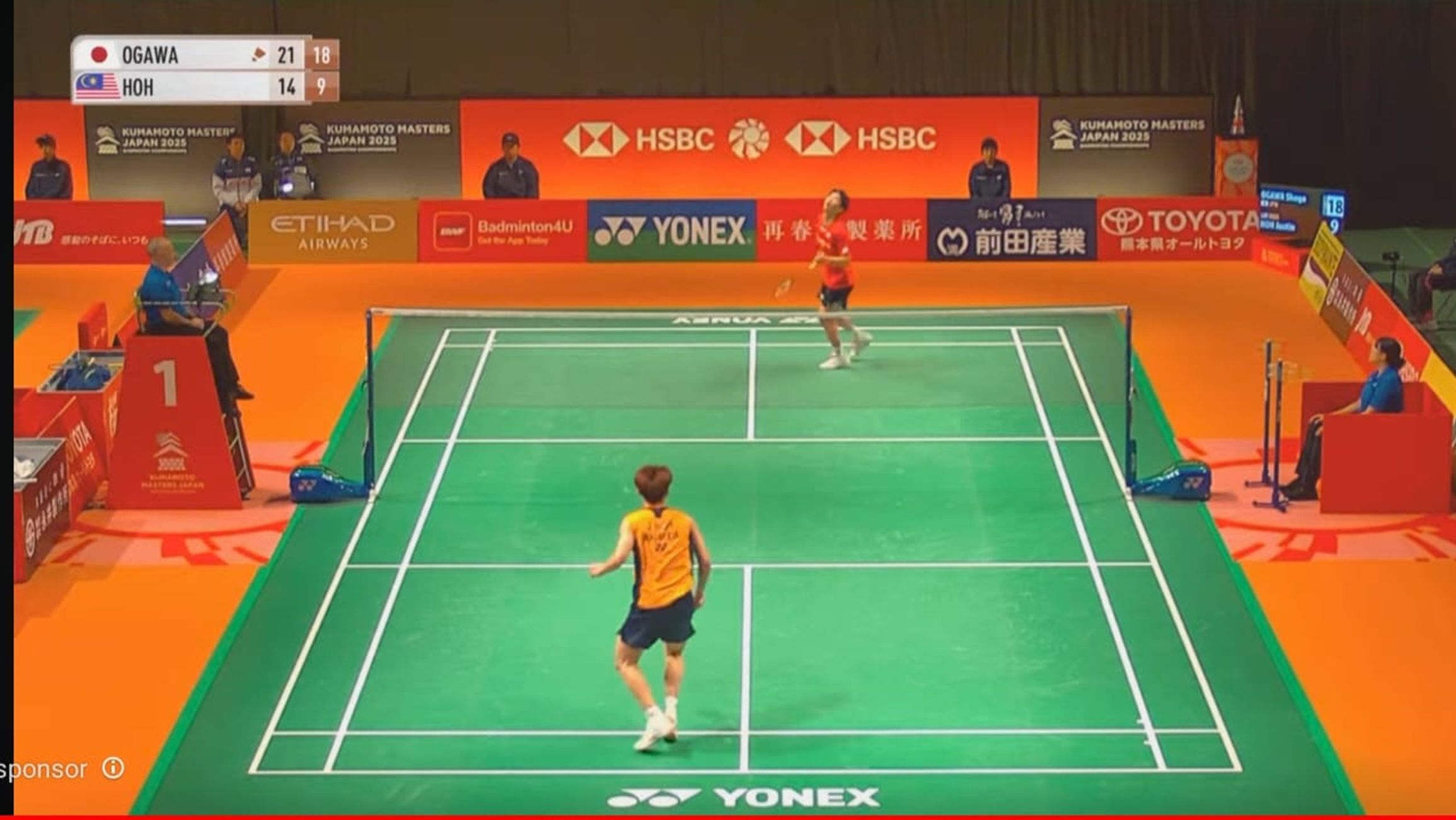 Hasil Kumamoto Masters 2025 - Mimpi Buruk Ubed Berubah Jadi Bencana, Tunggal Putra Malaysia Kalah 13