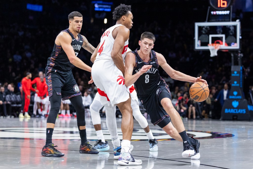 Rookie Egor Demin provides bright spot as tanking Nets fall to Raptors