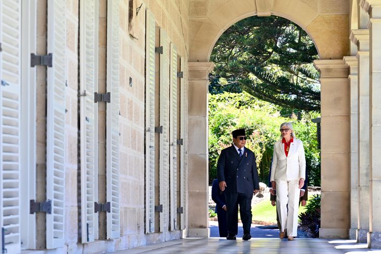 Prabowo Bertemu Gubernur Jenderal Australia, Kenang Banyak Teman Militer
