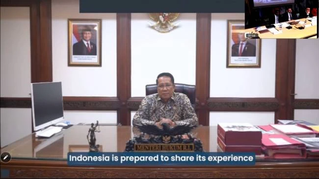 Menteri Supratman Bagikan Pengalaman Perluas Akses Keadilan di Forum Internasional
