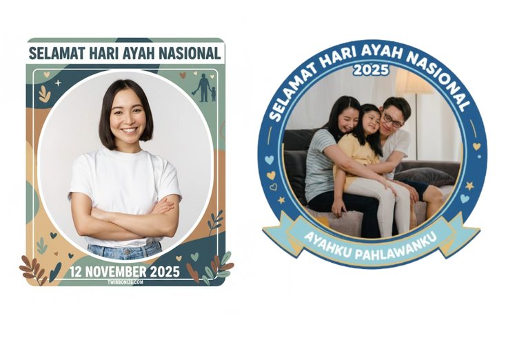 30 Tautan Twibbon Hari Ayah Nasional 2025 untuk Sosial Media