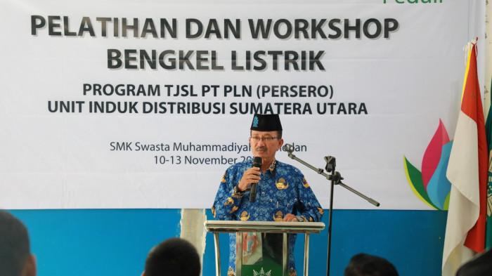 Momentum Hari Pahlawan, PLN Dorong Guru SMK Jadi Pelopor Konversi Motor Listrik di Medan