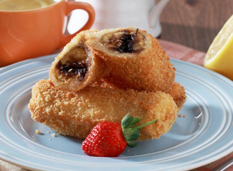 Resep Roti Goreng Pisang Cokelat, Camilan Manis Legit Praktis