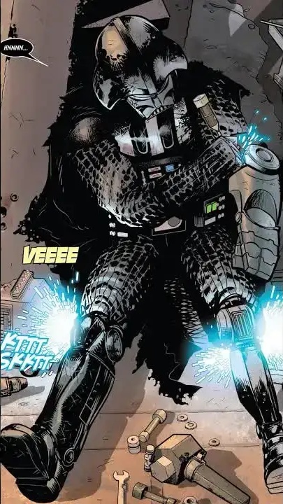 Darth Vader rebuilds himself using droid parts!