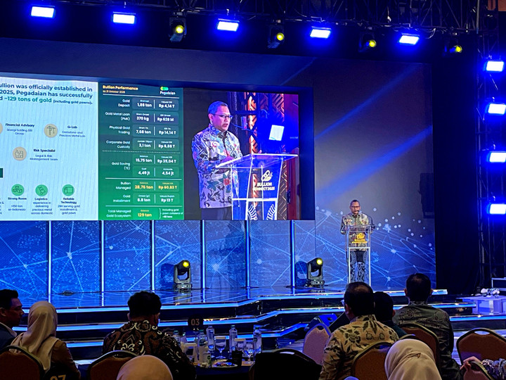 Pegadaian Kelola 129 Ton Emas pada Oktober 2025