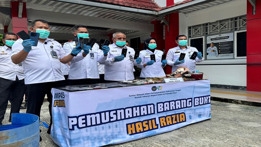 Kanwil Ditjenpas Kalteng Kirim 18 Pegawai ke Nusakambangan, Dua Dipecat karena Pelanggaran Disiplin