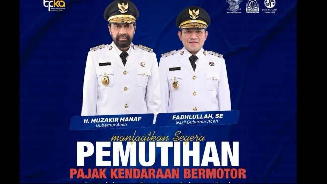 Pemutihan Pajak Kendaraan Aceh Mulai 12 November 2025, Bebas Denda