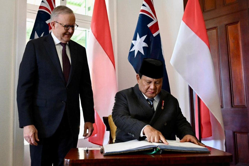 Prabowo Bertemu PM Albanese Bahas Kemitraan Strategis RI-Australia