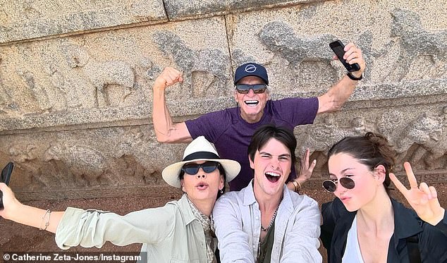 Catherine Zeta-Jones, 56, looks almost as young as co-star Jenna Ortega ...