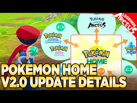 Pokemon Home v2.0 update details for Legends Arceus & BDSP! Coming soon!