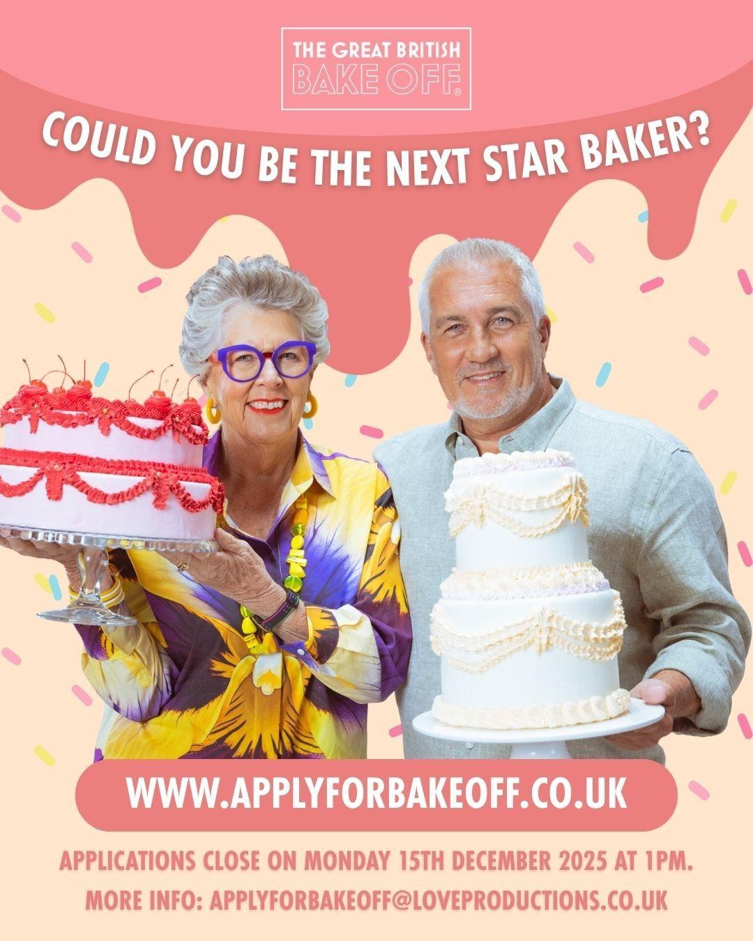 The Great British Bake Off is back in 2026!