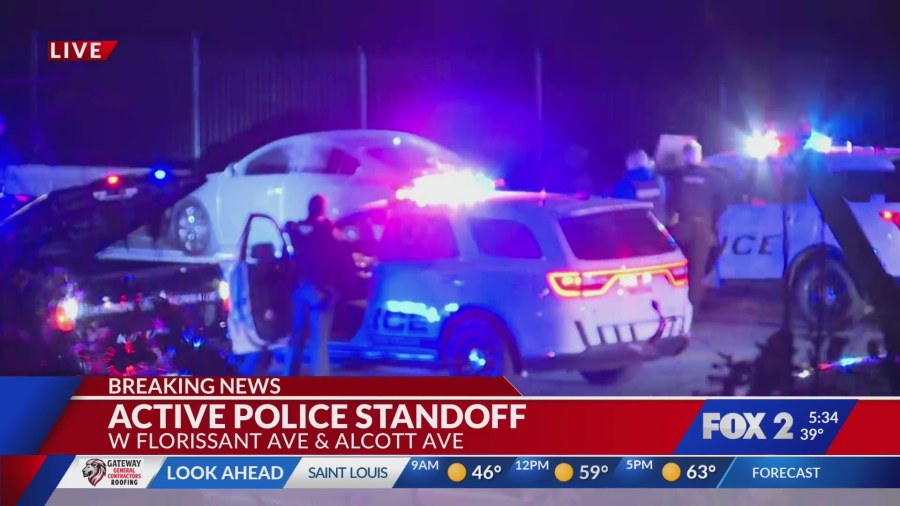 Suspect in custody after Metro East pursuit, standoff in north St. Louis