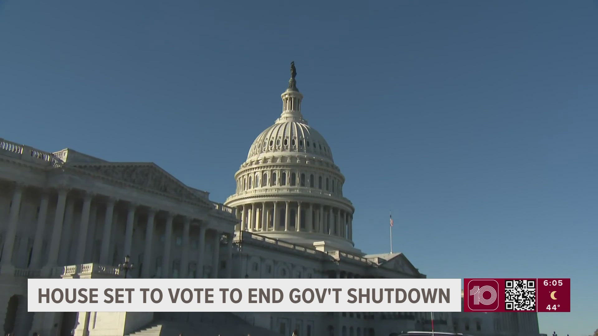 The House is set to vote to end the government shutdown