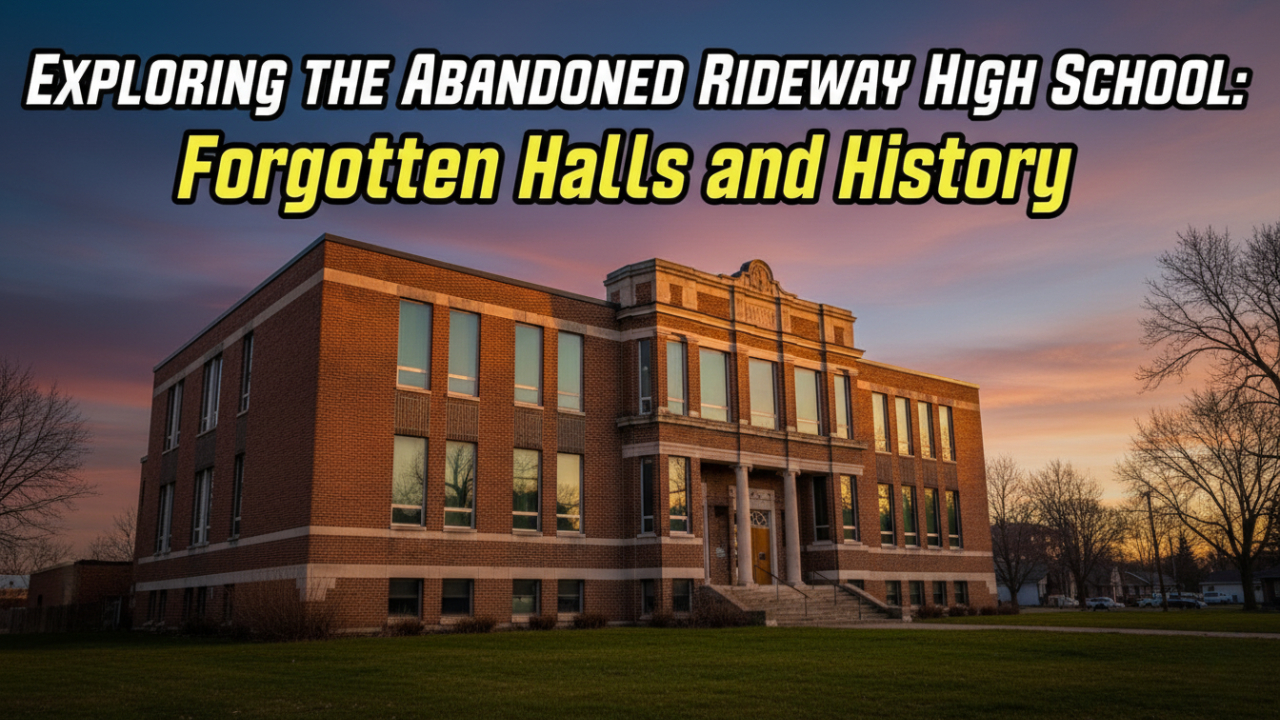 Exploring the abandoned Ridgeway High School: Forgotten classrooms and ...