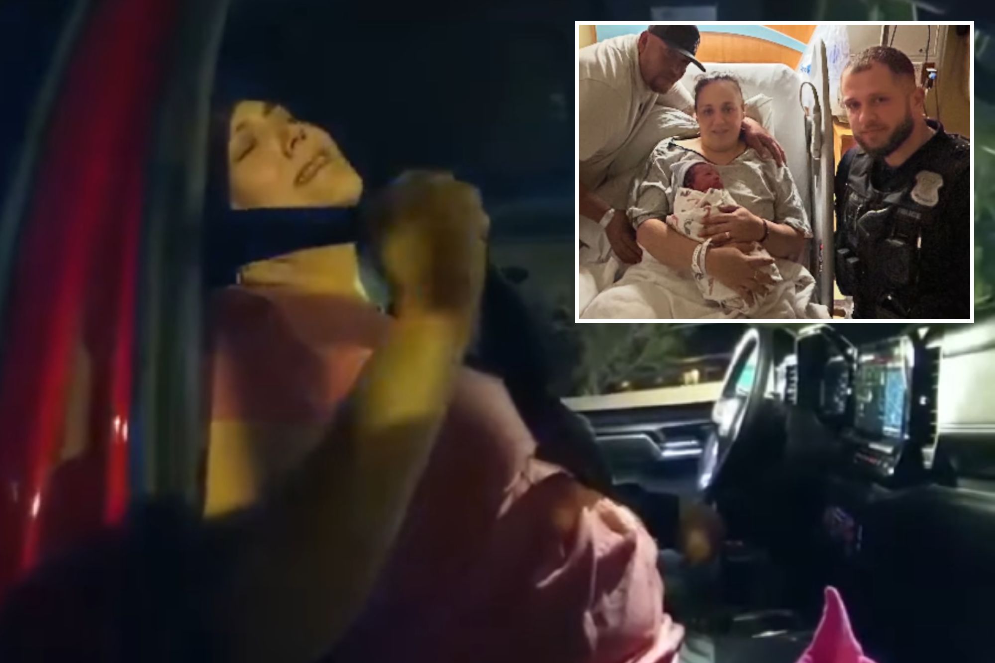 Michigan police officer delivers baby on side of road with help from ...