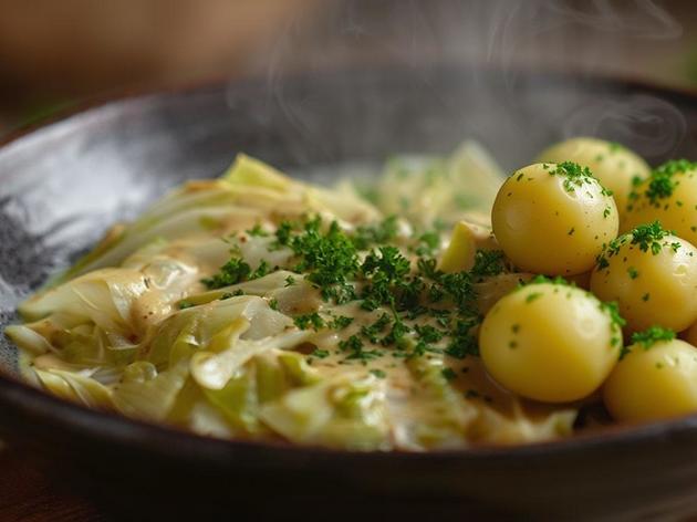 Herbst auf dem Teller: Spitzkohl in sahniger Senf-Soße – so köstlich ...