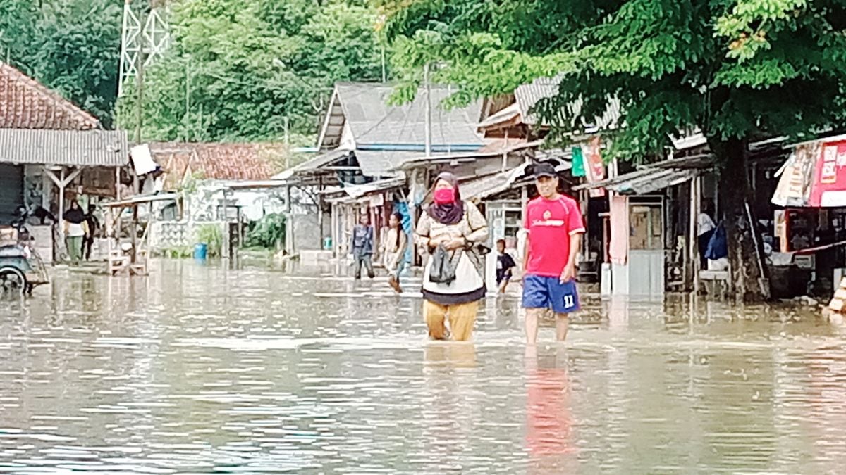 Banjir Landa Pangandaran, Sungai Citanduy Meluap Hancurkan Rumah dan Pasar Kalipucang