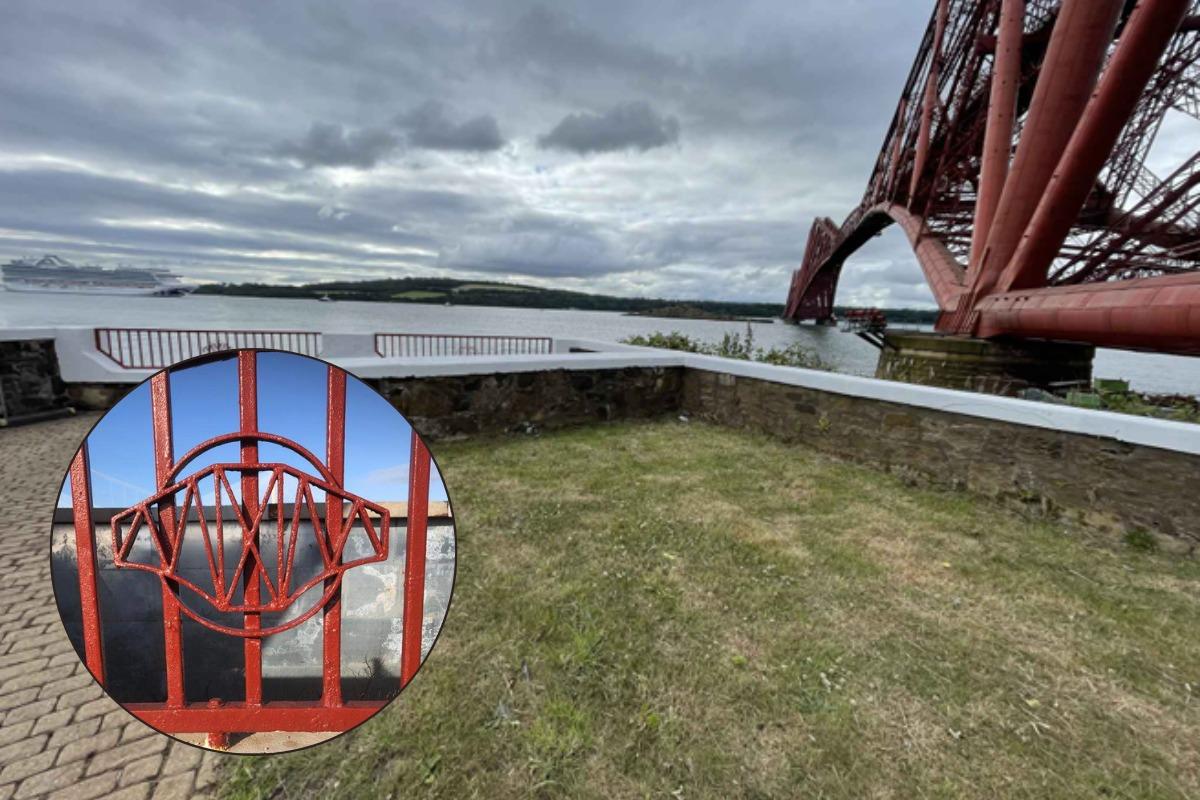 Work unveiled at picnic area under Forth Bridge
