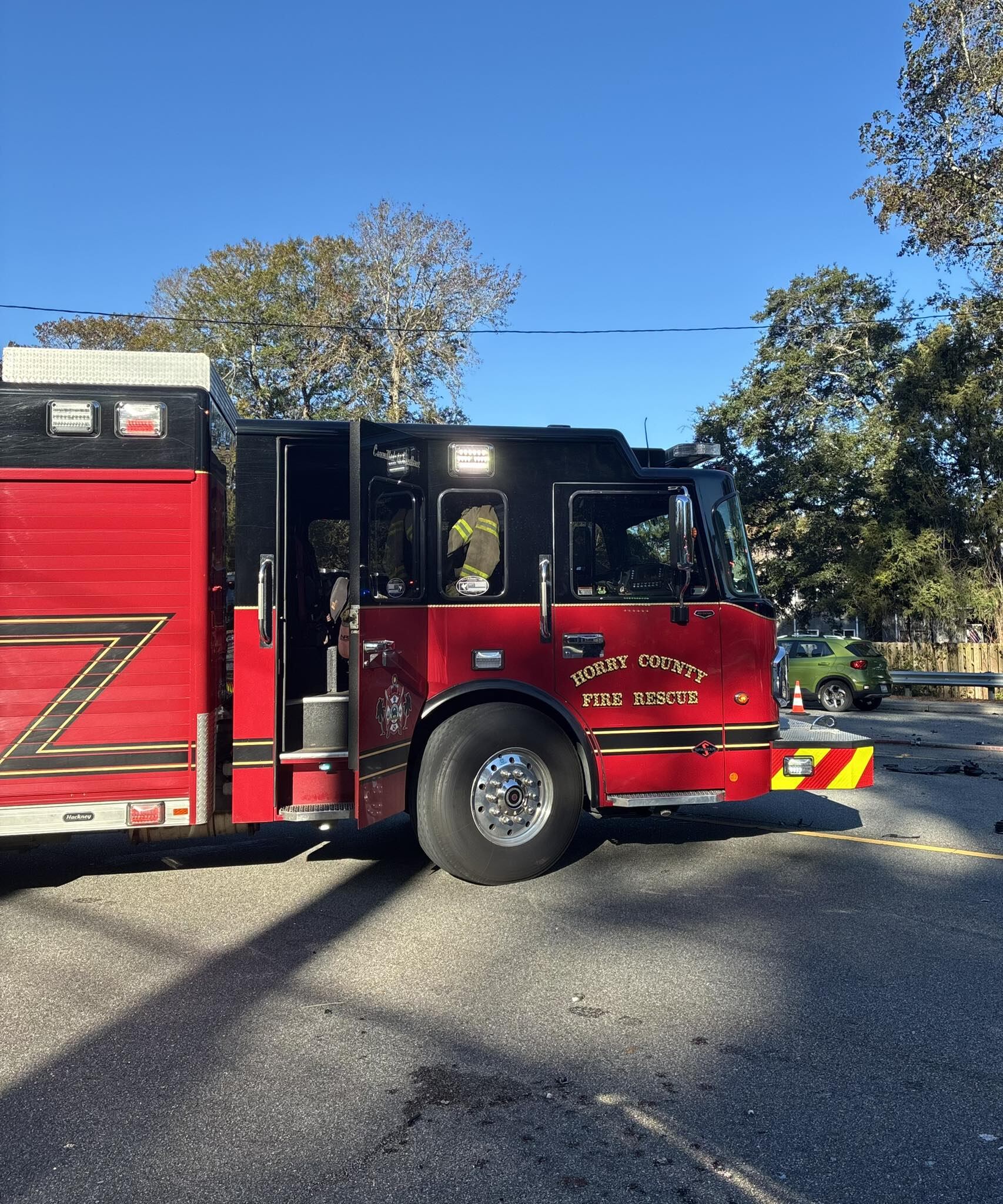 1 hurt after vehicle flips in Horry County