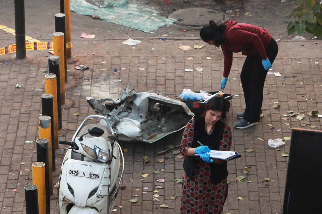 Indian police detain suspects after New Delhi car explosion kills 8