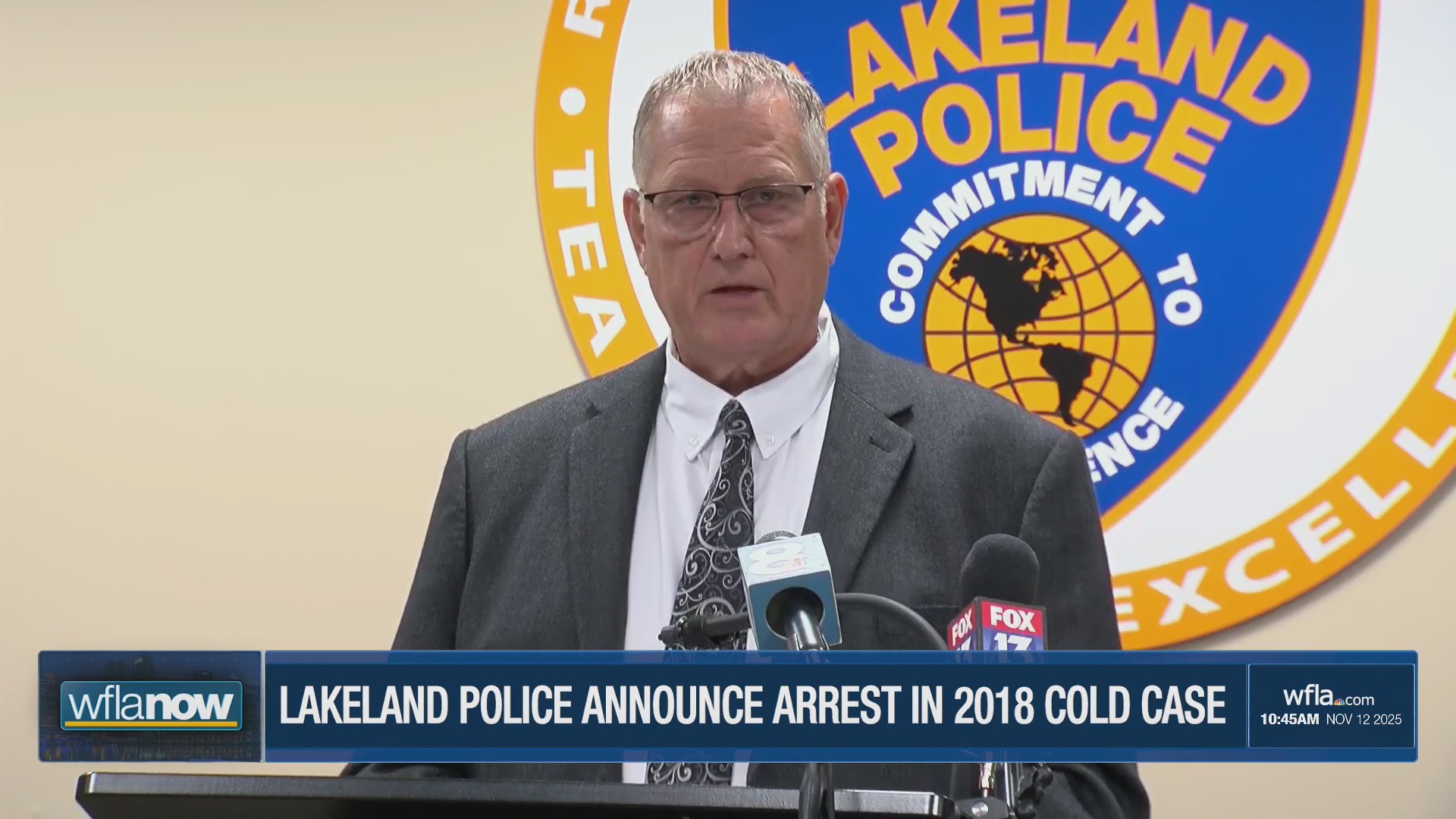 Lakeland police announce arrest in cold case murder of 14-year-old boy