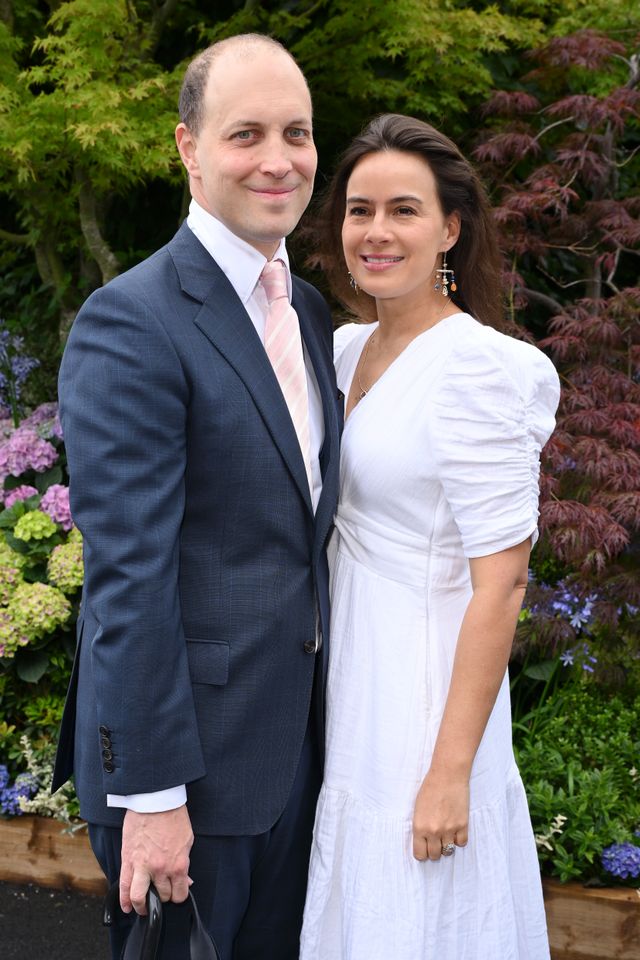 Getty Lord Frederick Windsor and Sophie Winkleman at Wimbledon on July 7, 2024