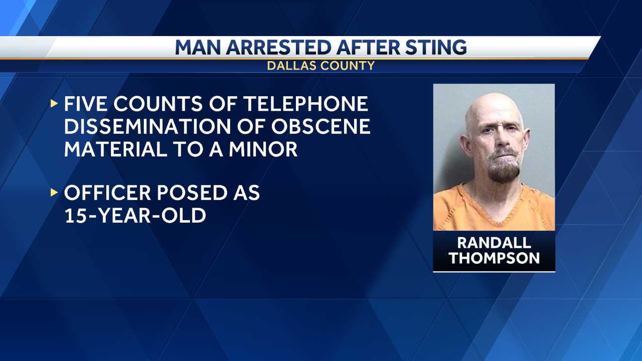 Des Moines man arrested in sex abuse sting