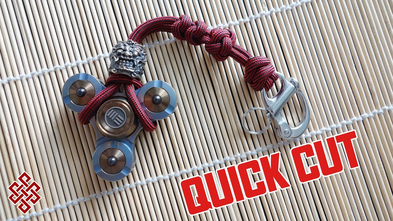 DIY Paracord Fidget Spinner Keychain — Quick Build Guide