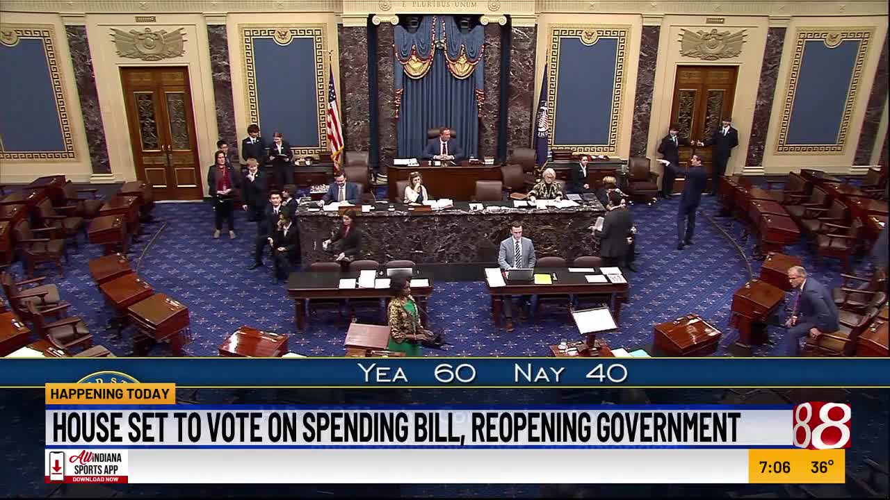 US House could vote to end shutdown