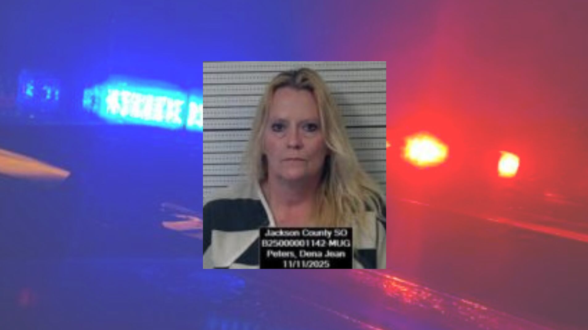 Nebraska woman arrested on meth count in Jackson County