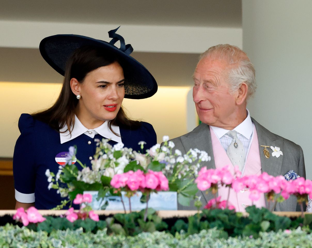 Getty Sophie Winkleman and King Charles at Royal Ascot on June 20, 2025