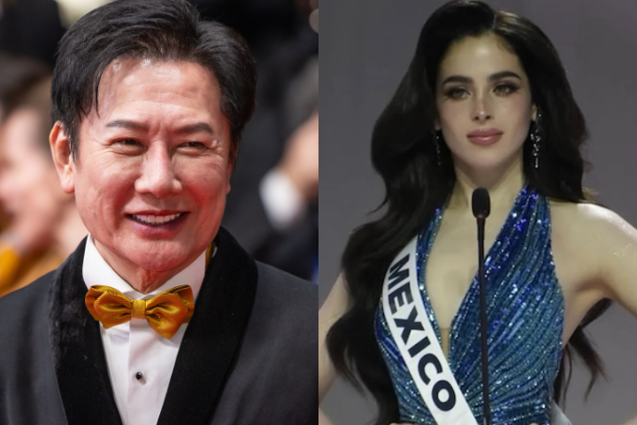 O incidente repercutiu na imprensa e nas redes sociais, fazendo com que a organização do concurso e até a presidente do México, Claudia Sheinbaum, condenassem publicamente o comportamento de Nawat.-Montagem/Wikimedia Commons/Harald Krichel/Reproduc?a?o Instagram