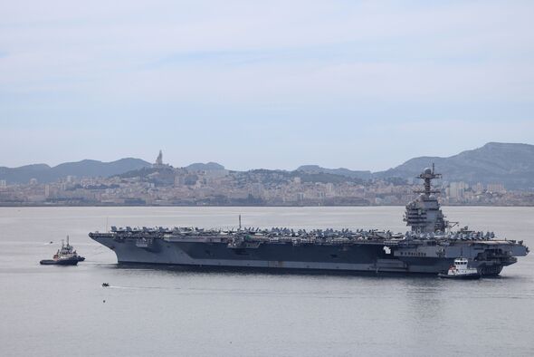 Inside the enormous Gerald R Ford strike group near Venezuela as Maduro ...