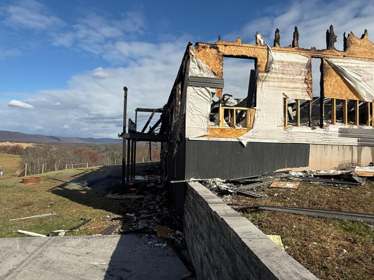 PHOTOS: Home destroyed by fire in Bedford County