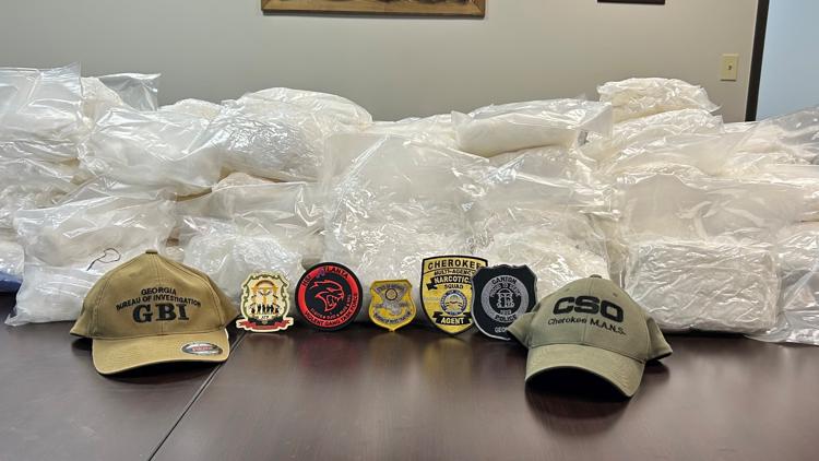 Cherokee County authorities seize 200 pounds of methamphetamine