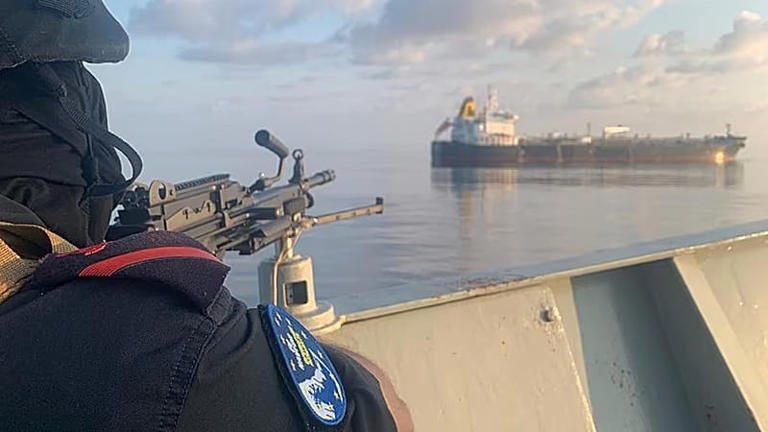 EU and Indian navies take over ship used by Somali pirates to seize ...