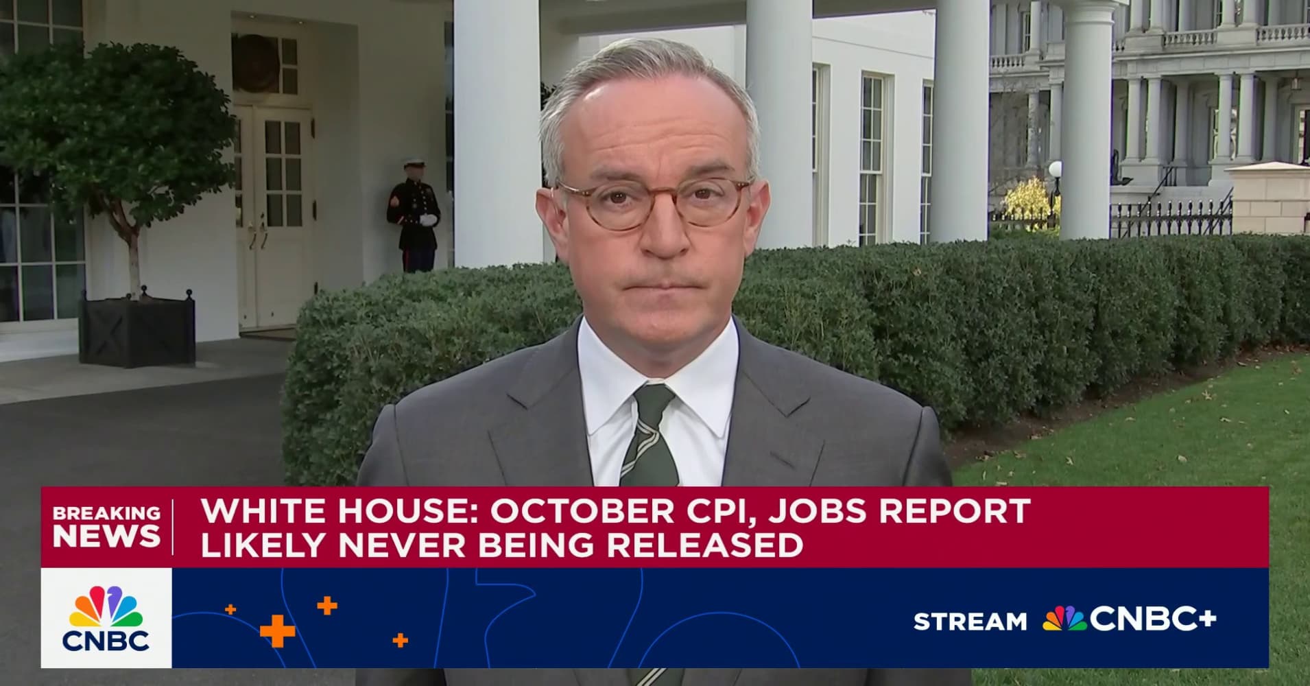 White House: October CPI and jobs report likely to never be released