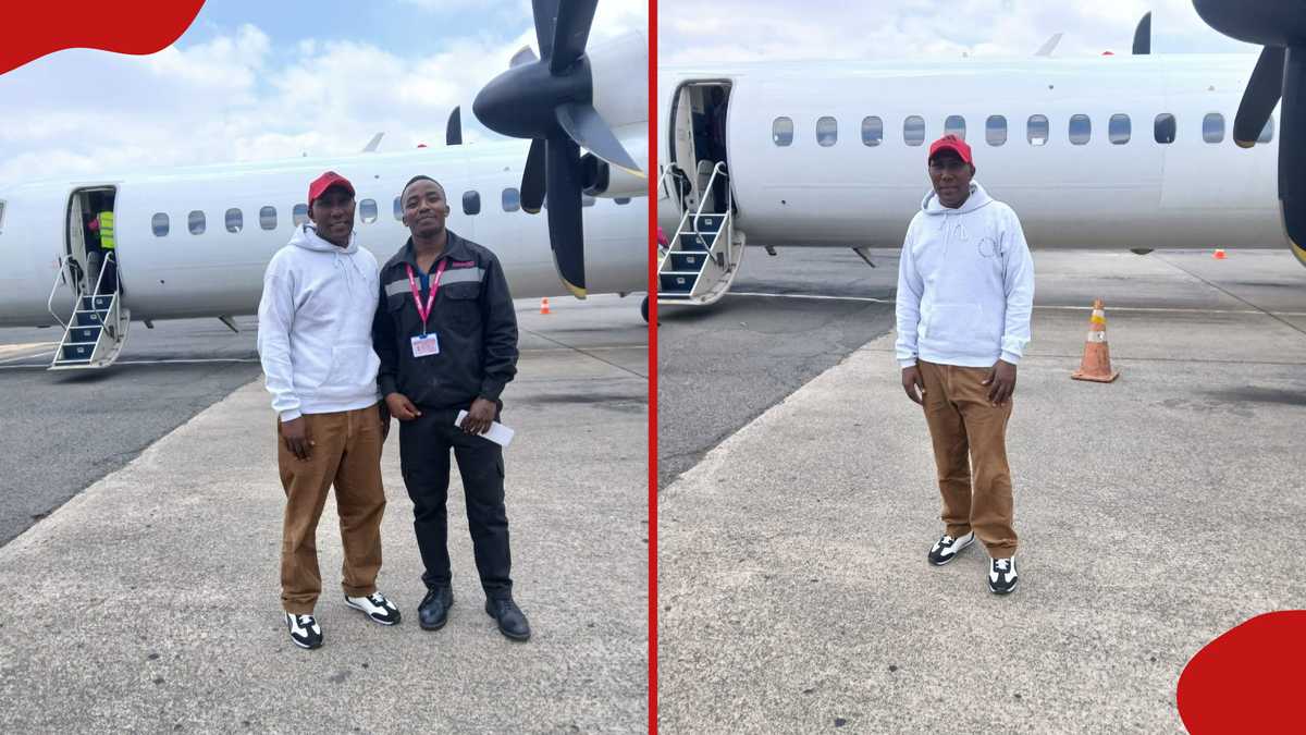 Newly employed Jambojet engineer treats dad to first-ever visit to ...