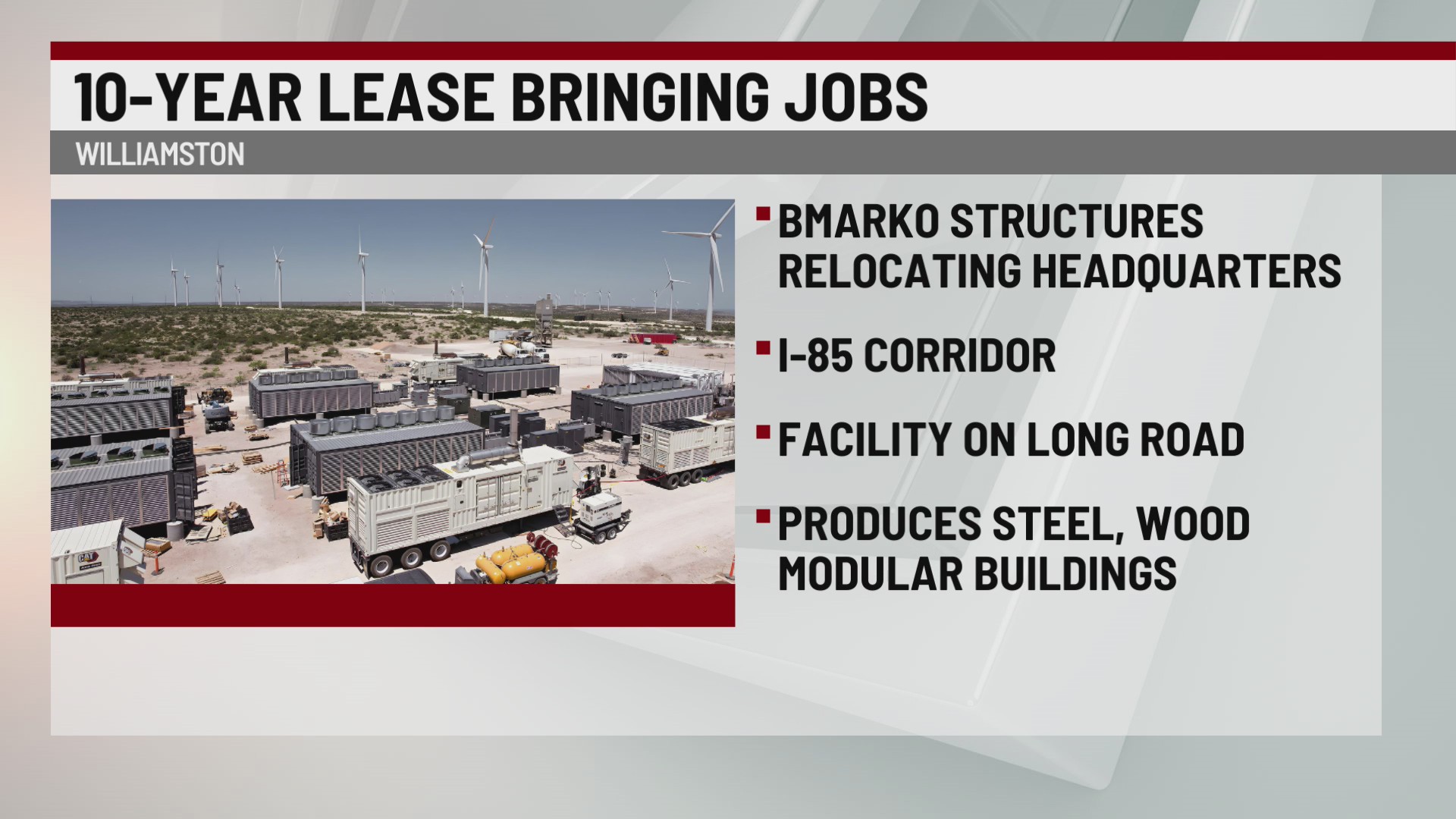 New facility expected to bring over 200 jobs to Anderson Co.