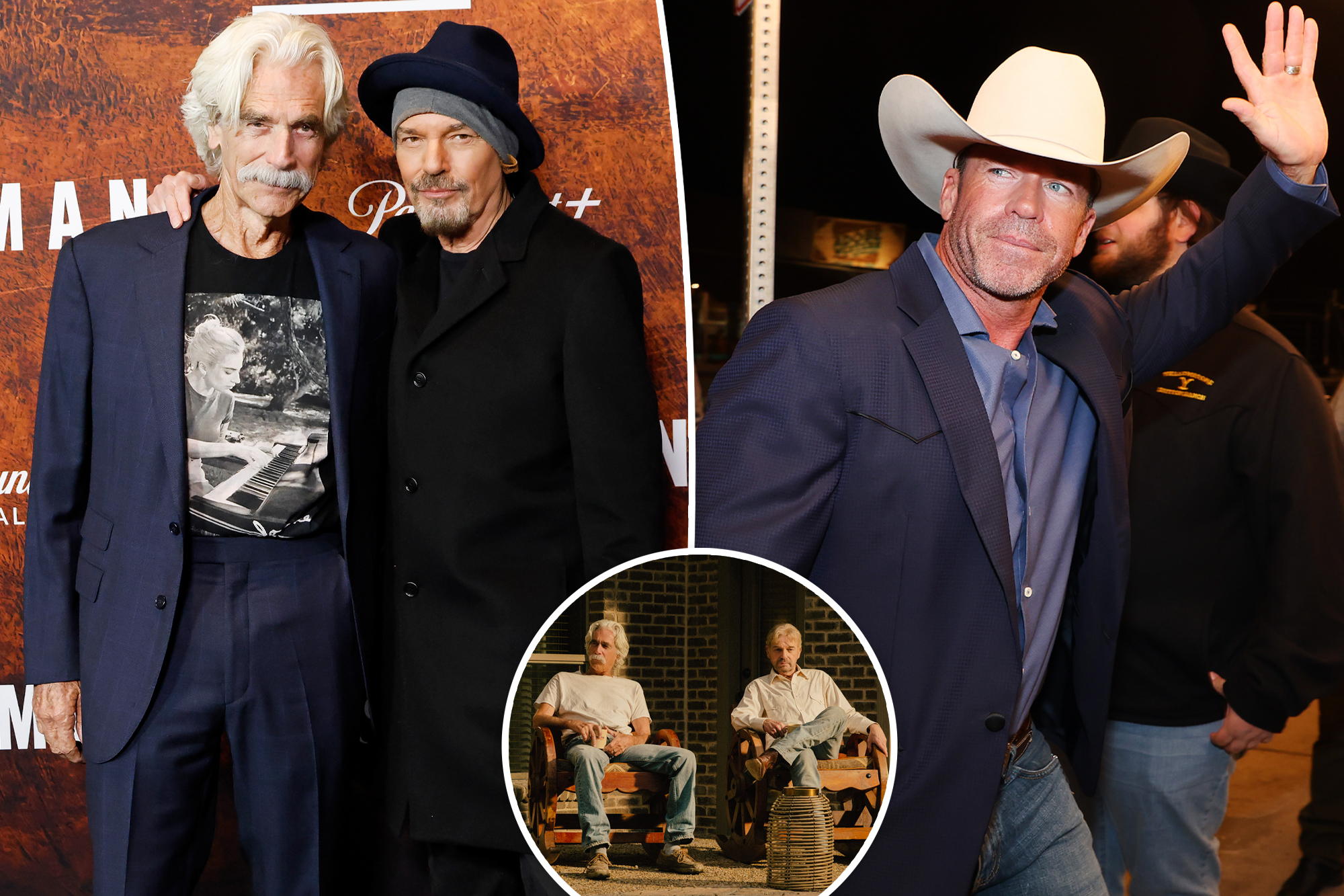 ‘Landman’ stars Billy Bob Thornton and Sam Elliott talk Taylor Sheridan ...