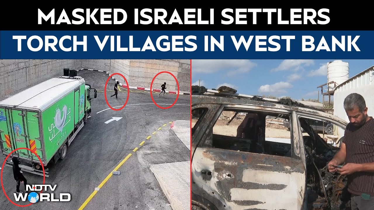 Masked Israeli Settlers Attack Two Palestinian Villages In The Occupied ...