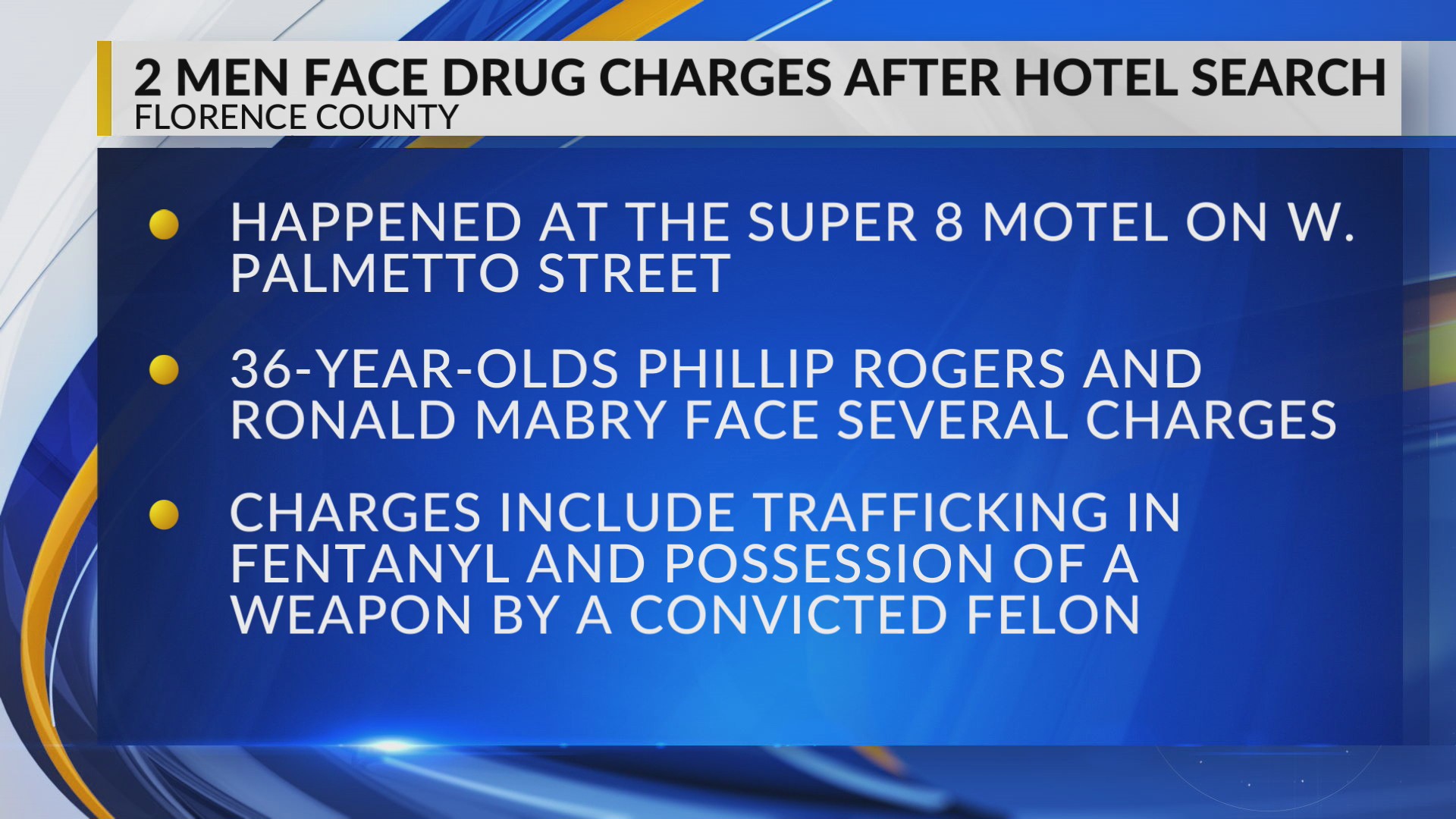 2 face drug charges after Florence County deputies conduct search at ...